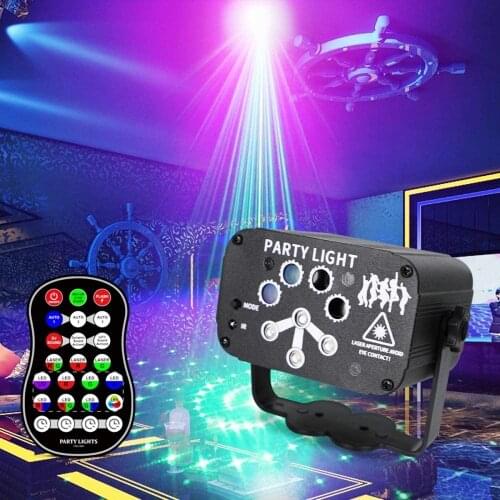 Laser Show Disco Lights Party Nightclub Lights Spotlight Stroboscope Disco DJ For Home