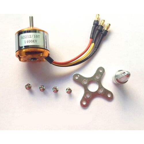 1pcs A2212 Brushless Motor 930KV 1000/1400/1800/2200/2450/2700KV For RC Aircraft Plane Multi-copter Brushless Outrunner Motor