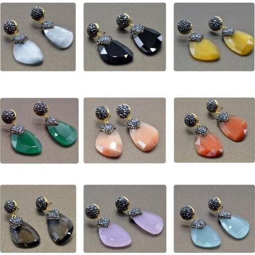 Korea earrings for women boho new diy fashion jewelry 2019 charm geometric style stud earrings set