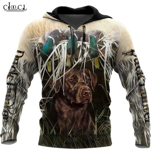 HX Newest Animal Dog Hunting 3D Print Men Women Fashion Hoodie Unisex Long Sleeve Tracksuit Harajuku Hip Hop Tops Drop Shipping
