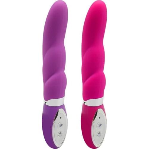Silicone G-Spot Vibrator,10 Speeds Wavy Vibe Clit Vbirators Waterproof Sex Products Sex Toys for Women Pink/Purple