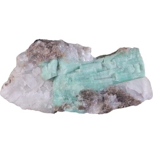 TUMBEELLUWA Green Emerald Irregular Raw Mineral Specimens Stones For Home Decoration Office Ornaments Gift