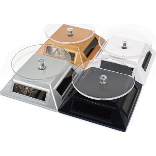 1PCS Rotary Display Stand Electric 360 Turntable Rotation Showcase Holder For Watch Jewelry Mobile Phone Display Organizer