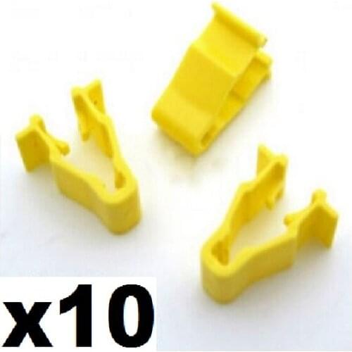 10x For Honda Civic, CRV & HRV Yellow Wheel Arch Trim Clips- Snap Fit 90601-SMG-003
