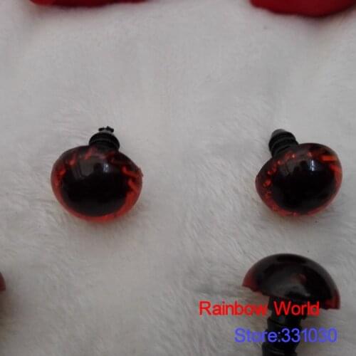 14mm plastic reddish Brown round eyes for stuffed toy teddy Bear Animal Puppet Making Handmade DIY accessories 30 pairs/lot