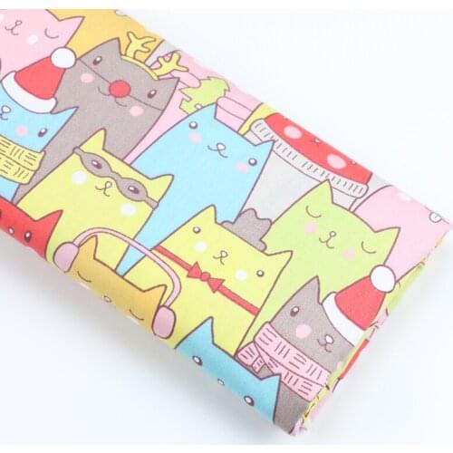 160cm*50cm cat bear baby Cotton Fabric Cloth Sewing Quilting bedding apparel dress diy patchwork fabric infant cloth