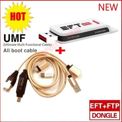 2021 NEW Original EFT Pro2 Dongle / EFT Pro Dongle EFT+FTP Key 2 IN 1 DONGLE + (UMF) ALL BOOT CABLE + FTP Unlimited download