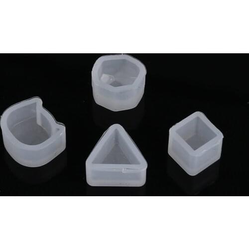 4Pcs Silicone Earring Mold Crystal Jewelry Making Resin Casting Mould DIY Crafts Fashion Jewelry