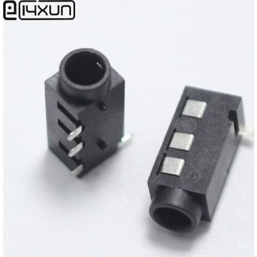 50pcs PJ-320D 3.5mm 4Pin Audio Plug jack 3.5 3+1 Headset / Headphone Connector