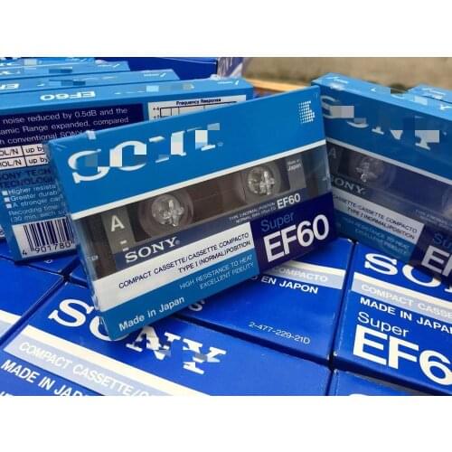 1PCS Sony60EFS 60EFS EF60S EF60 audio tape 60 minutes standard blank tape repeater audio tape
