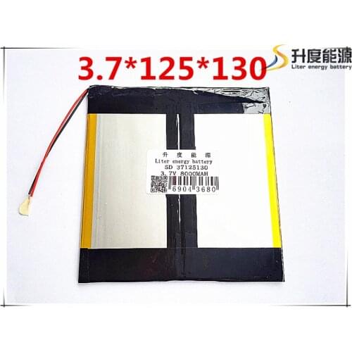 Free shipping 1pcs/lot 3.7V,8000mAH,[37125130] Polymer lithium ion / Li-ion battery for tablet pc