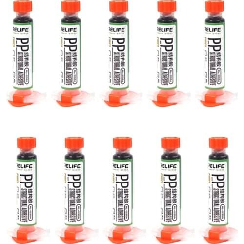 10Pcs Black Transparent PP Liquid structural adhesive Bonding Glue for all phone ipad frame back cover bracket bonding