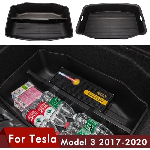 For Tesla Model 3 car trunk front bin pallet waterproof trunk model three waterproof pad front bin 2017-2020 model 3 accessories