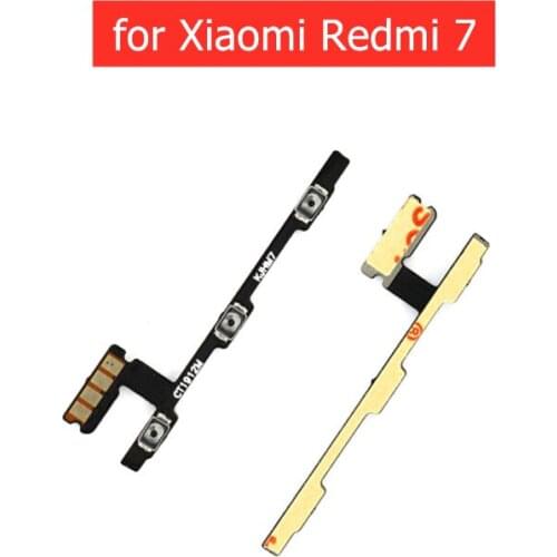 For Xiaomi Redmi 7 Power Volume Side Key button Flex Cable for Redmi 7 On Off Switch Flex Cable Replacement Repair Parts