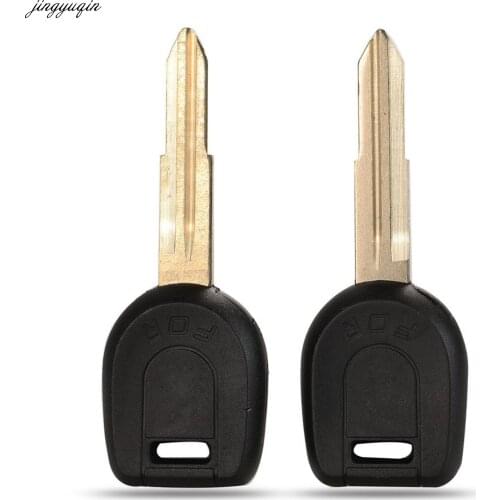 Jingyuqin Remote Car Key Case Shell For MITSUBISHI Colt Lancer Mirage Outlander Pajero Left/Right Blade No Transponder Chip Fob