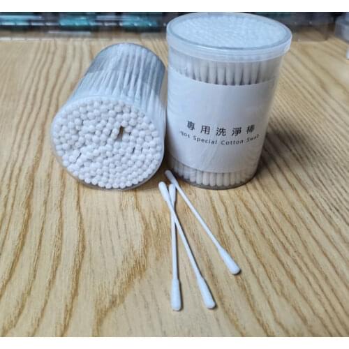 JINXINGCHENG 200Pcs Cotton Swabs Double Head Cleaning Stick for IQOS 3.0 LIL/LTN/HEETS/GLO Heater For IQOS 2.4 PLUS Clean Sticks