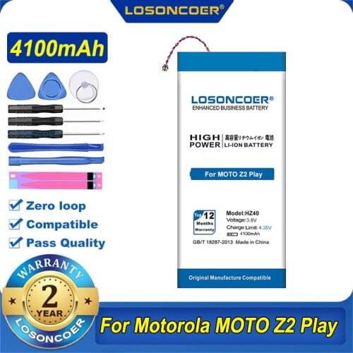 LOSONCOER Motorola Moto Z2 Play Batteries China