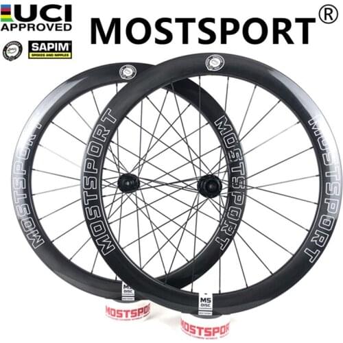 M5 Disc Brake Road Bike Clincher Carbon Wheels MOSTSPORT New Superlight Center Lock Carbon Wheels