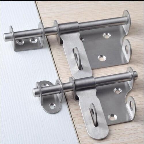 Small size stainless steel Door Bolts Anti-theft lock buckle With screw
