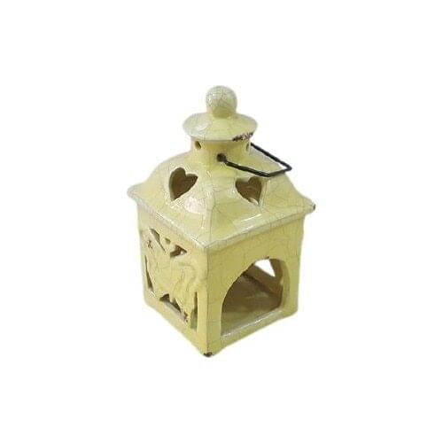 Fashion Flashlight Green Butterfly T-Light Candle Holder