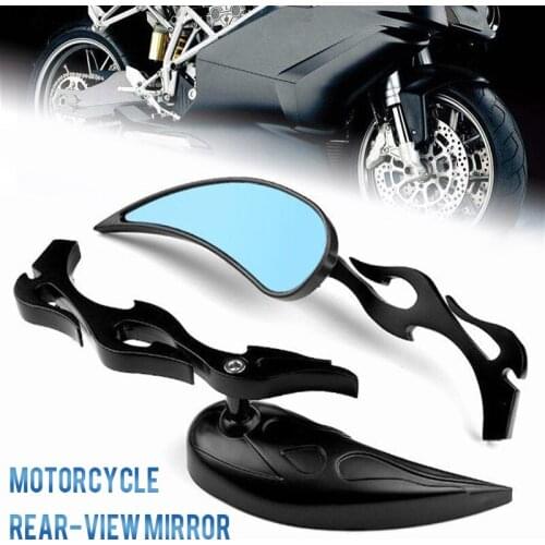 Mayitr 2pc Motorcycle Rearview Mirrors Side Rear View Mirror For Scooter ATV Street Dirt Bike DIY Parts