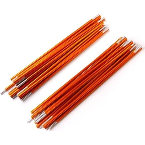 Aluminium alloy camping Tent Pole camping tent rod Awning Rod Stand Pole Tent Accessories camping tent support 1pair=3.6m*2pcs