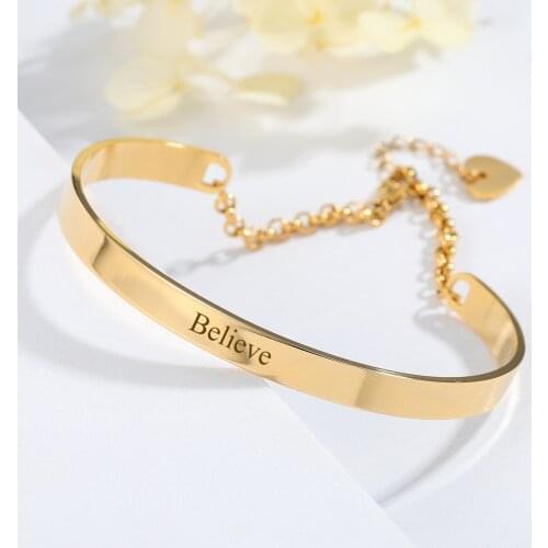 Personalized Bracelet Stainless Steel Bracelet Engraved Bracelet For Women Couple Bracelets Custom Bracelet Personalized jewelry