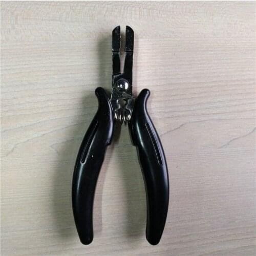 1Pc Stainless Steel Prebond Hair Remover Hair Pliers/Hair Extension Pliers/Fusion Prebonds Remover with Teeth Hair Pliers