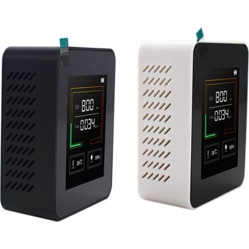 Air Quality Tester CO2 TVOC Meter Temperature Humidity Measuring Device Carbon Dioxide Monitor Gas Detector Sensor