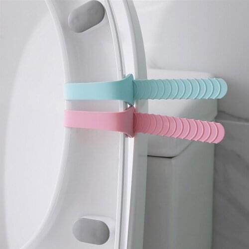 Toilet Closestool Seat Handle 1pc Foldable Portable for Travel Sanitary Seat Cover Lifting Device Toilet Seat Cover Lifter
