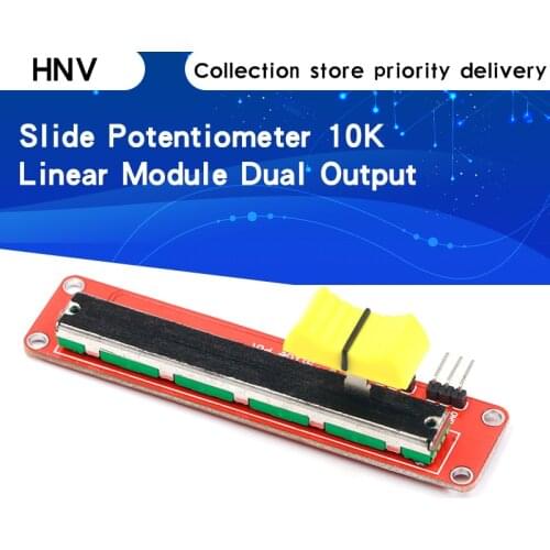 Slide Potentiometer 10K Linear Module Dual Output for Arduino AVR Electronic Block