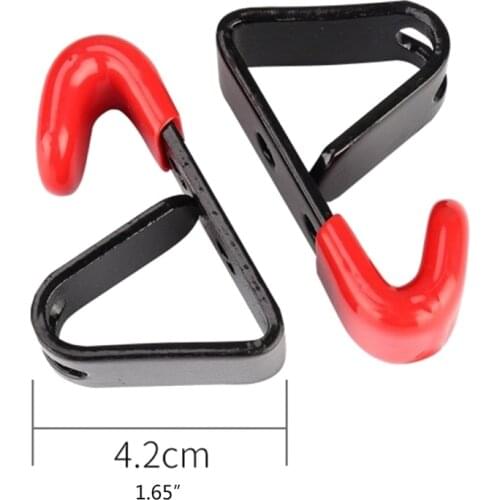 Garage Garden Tool Organizer Steel Wall Mount Hooks 10 Pack Garage Storage Utility Hooks Black+Red Iron Garage Hook R7UB