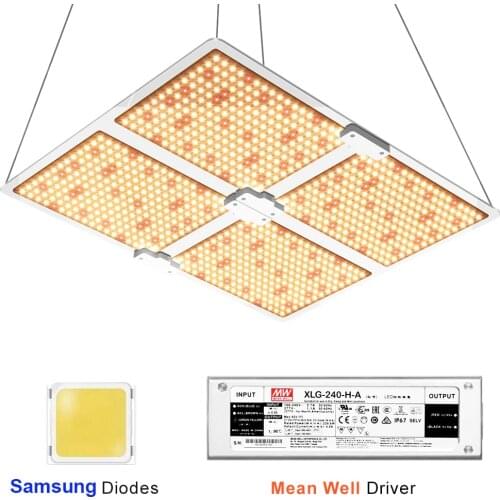 LED Grow Light Samsung Diodes MeanWell Dimmable Driver, 4000 Watt for 6x6 FT Spaces with Daisy Chain Control Box