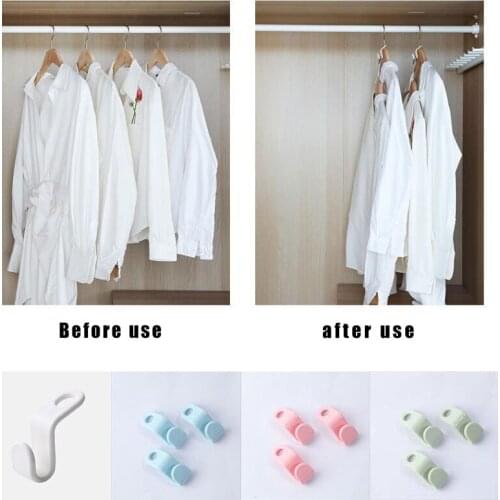 Wardrobe Clothes Hanger Storage Item Organizer Multi Function Chest Connect Hook Bathroom Laundry Accessories Coat Rack Supplies