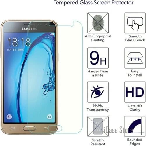Tempered Glass Premium Screen Protector For Samsung Galaxy Alpha J3 J300F J3 2016 J320F SM-J320F Protective Film