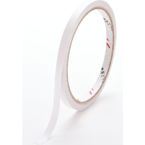 1 Pcs Strong Adhesion Double Sided Sticky Tape White Powerful Doubles Faced Adhesive Office School Supplies 6mm x 10m