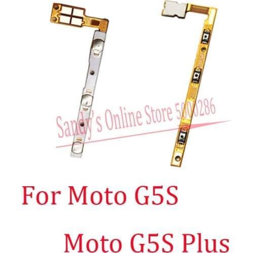 10 Pcs/Lot Power Volume Side Key Button Flex Cable For Motorola Moto G5S G5S Plus G5S+ Power ON OFF Volume Switch Button Key