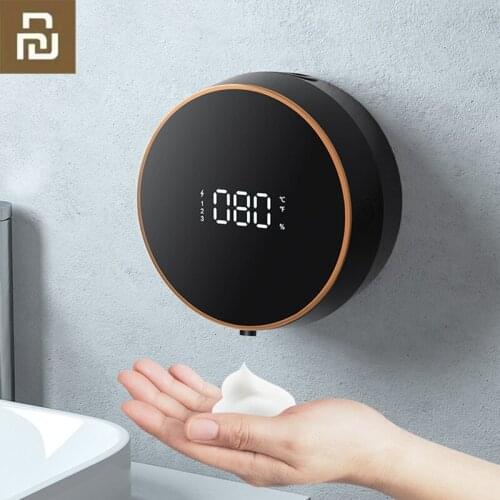 2021 Youpin LED Screen Automatic Induction Foaming Hand Washer Wash Automatic Soap 0.25s Infrared Sensor For Smart Homes