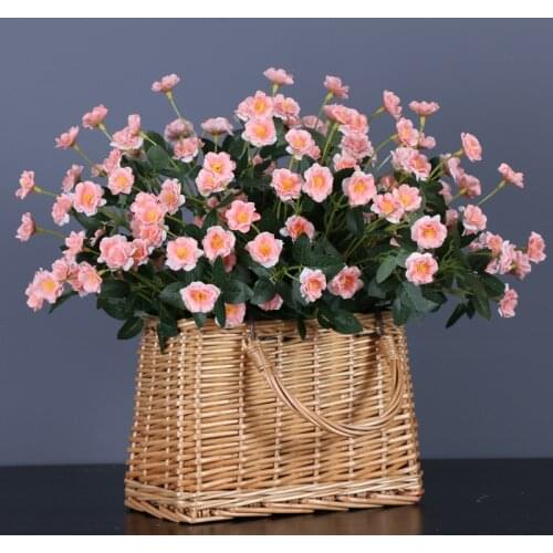 36cm Artificial Flowers Silk Rose Bouquet Small Peony Fake Plant Wedding Home DIY Decoration Valentines Day