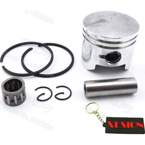 44mm Piston 12mm Pin Ring Needle Bearing For 2 Stroke 49cc Pocket Dirt Bike Mini Moto ATV Quad 4 Wheeler