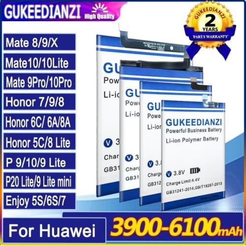 Battery For Huawei Honor 7 9 P9 P10 P20 P30 P8 Lite For Mate 8 9 10 Pro P20 Pro Nova 2 Plus honor 6C 6A 8A 9 8 5C 7A 7C Y6 Pro