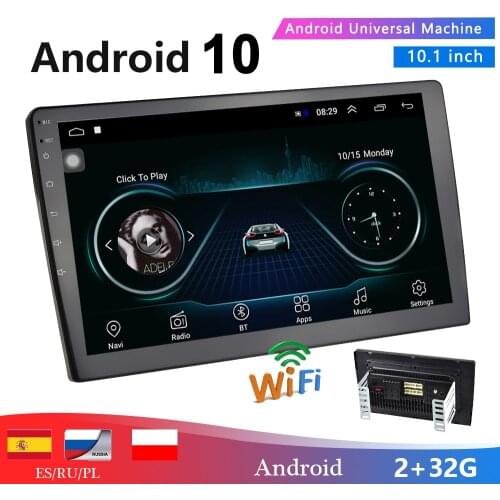 10.1" Android 9.1 Car Multimedia MP5 Player GPS Autoradio Bluetooth WIFI Car stereo Radio MirrorLink 2Din Car Audio Radio Camera