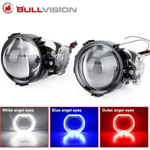3.0 inch Bi-LED Projector Lens H1 H4 H7 9005 9006 Headlight Bulbs LED Headlamp 30000LM 90W Lights DIY Bulb 6000K White Blue RED