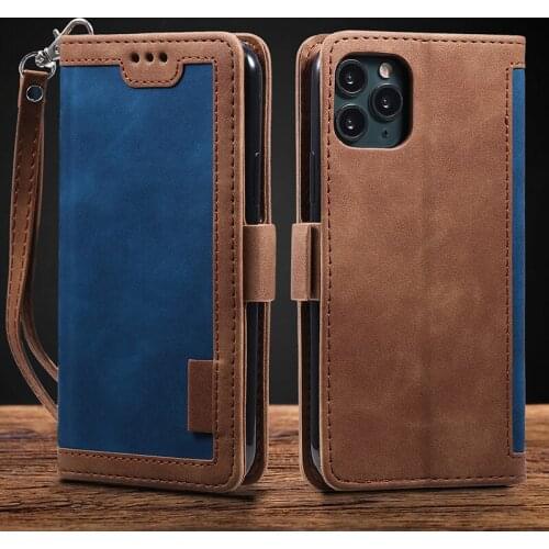 Retro Book Wallet Case For iPhone 13 12 Pro Max 12 Mini 11 SE 2020 6 6s 7 8 Plus X 10 XR XS Max Business Flip Leather Phone Case