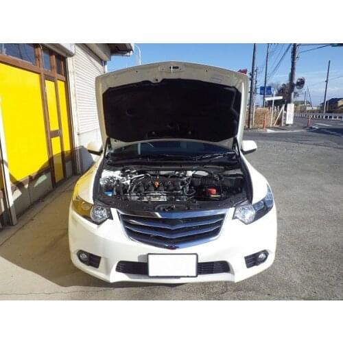 For 2008-2013 Honda Accord tourer CW1 station wagon Front Hood Bonnet Gas Struts Lift Support Shock Damper Carbon Fiber