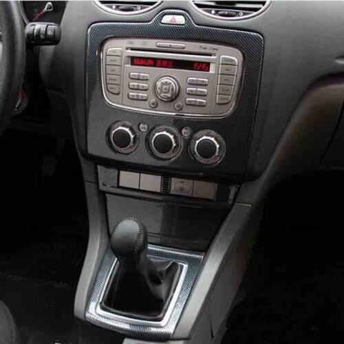 For Ford focus 2 MK2.5 2009-2011 Carbon Fiber style Console gear car accessories Car-Styling
