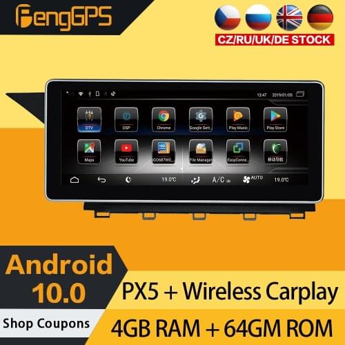 For Mercedes Benz GLK X204 2013 2014 Android Radio 10.25 Inch Car DVD Player Multimedia Headunit Carplay Bluetooth 8 Core WIFI