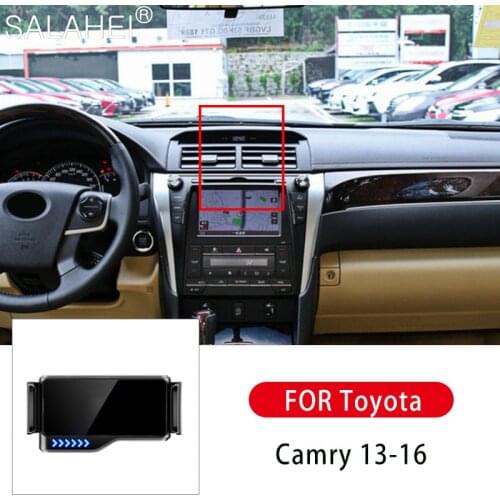 For Toyota Camry 2013-2016 Car Phone Holder Air Vent Stand Mobile Phone Auto Support For Car Mount Car Phone Bracket Car Goods