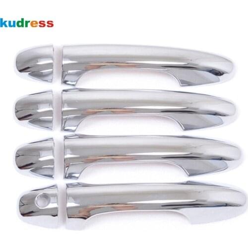 For Toyota RAV4 RAV 4 2013 2014 2015 2016 2017 2018 ABS Chrome Side Door Handle Cover Trim Frame Sticker Car Styling Accessories