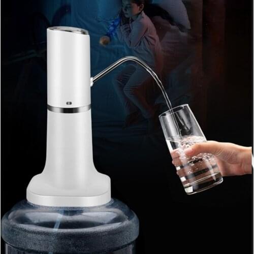 Home Automatic Water Dispenser Hand Press Water Pump USB Charging Intelligent Electric Bottled Drinking D01 20 Dropshipping